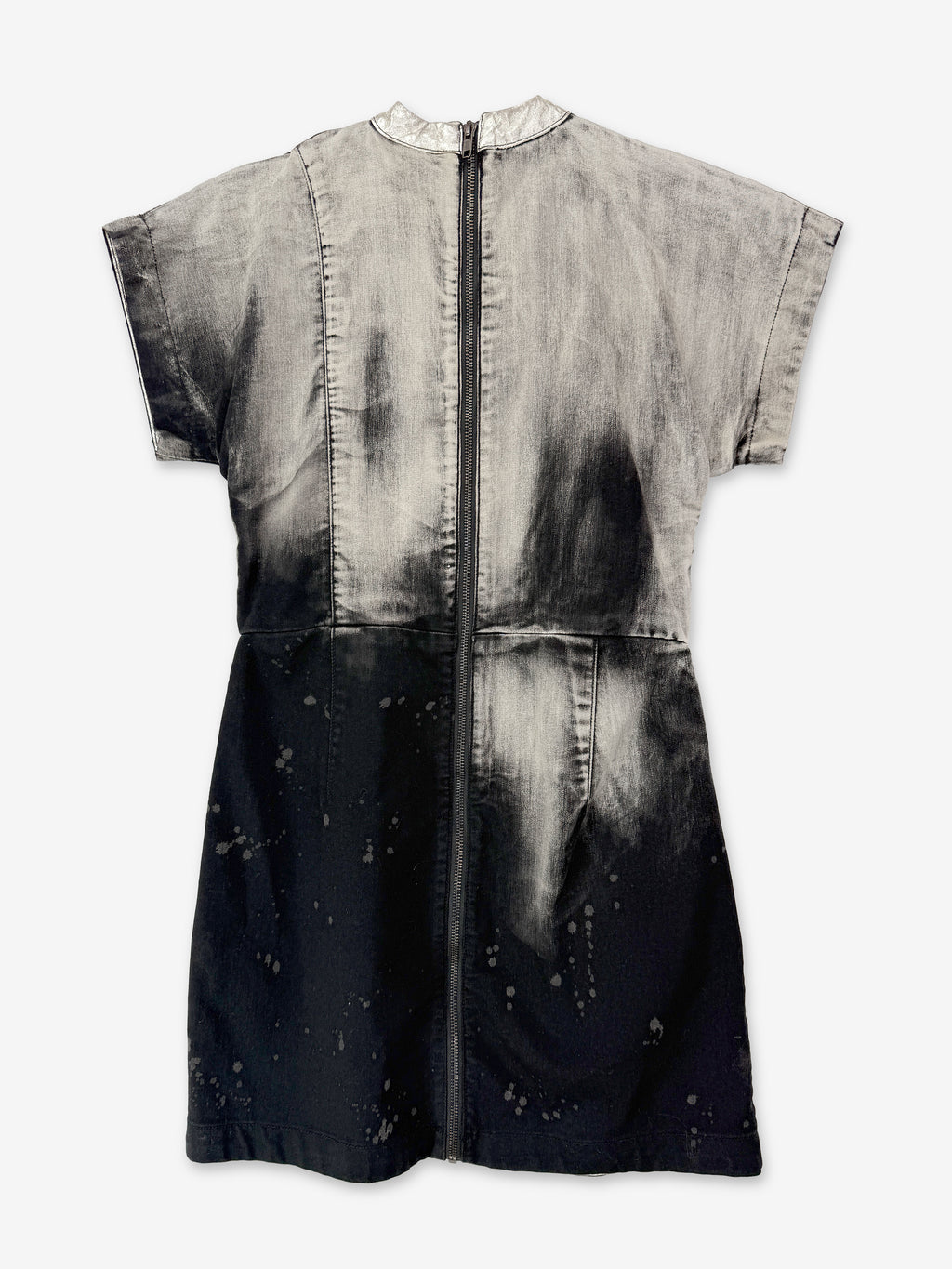 Dip dye sixties denim mini dress