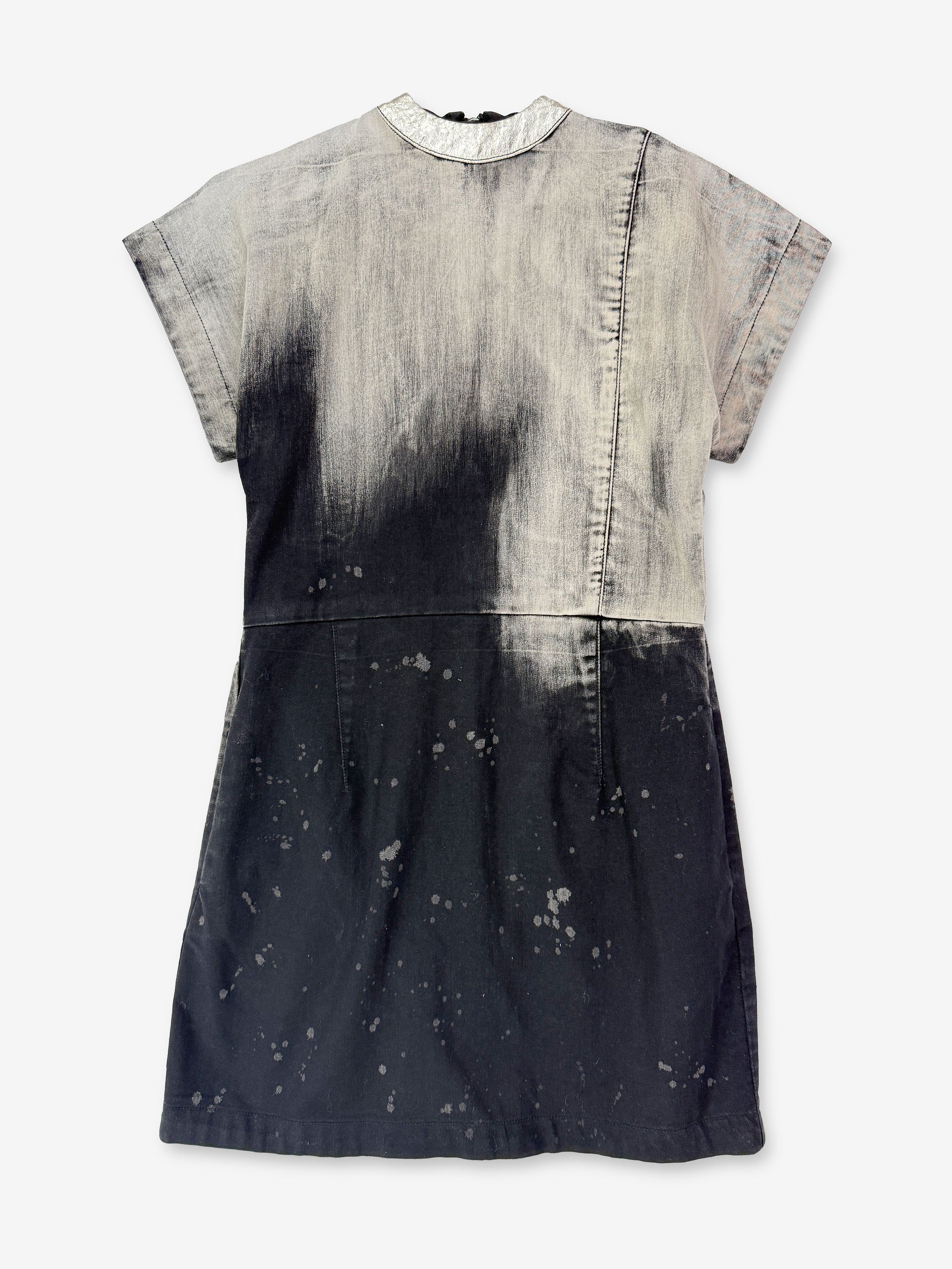dip dye denim dress Avec Les Filles Women's Tie-Dye Denim Dress