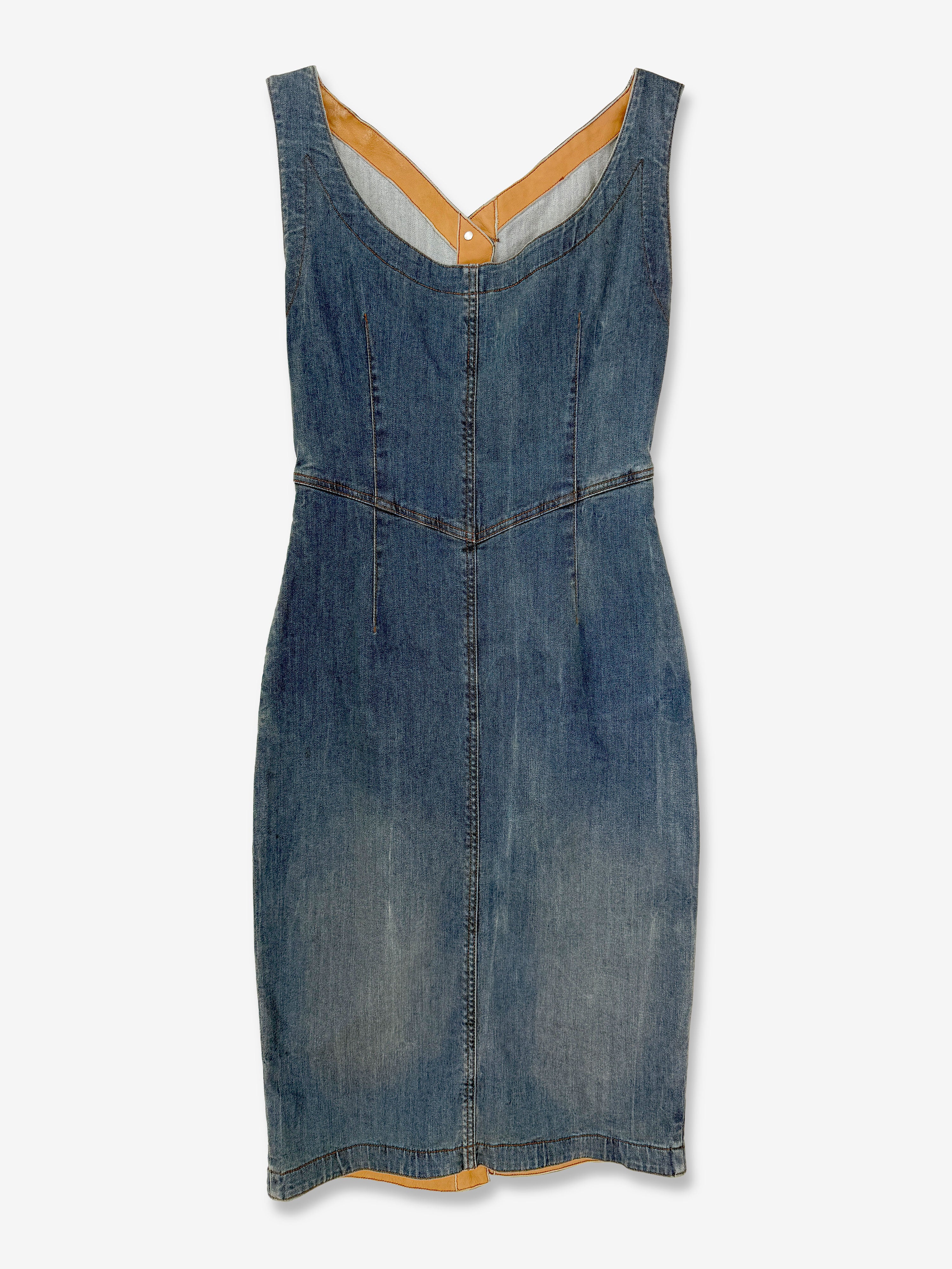 Western denim midi dress – JENA.THEO Western denim midi dress – JENA.THEO