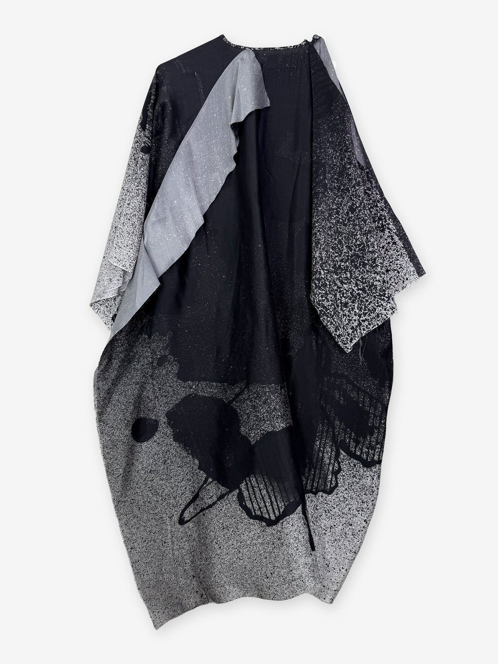 Silk Luna asymmetric midi dress