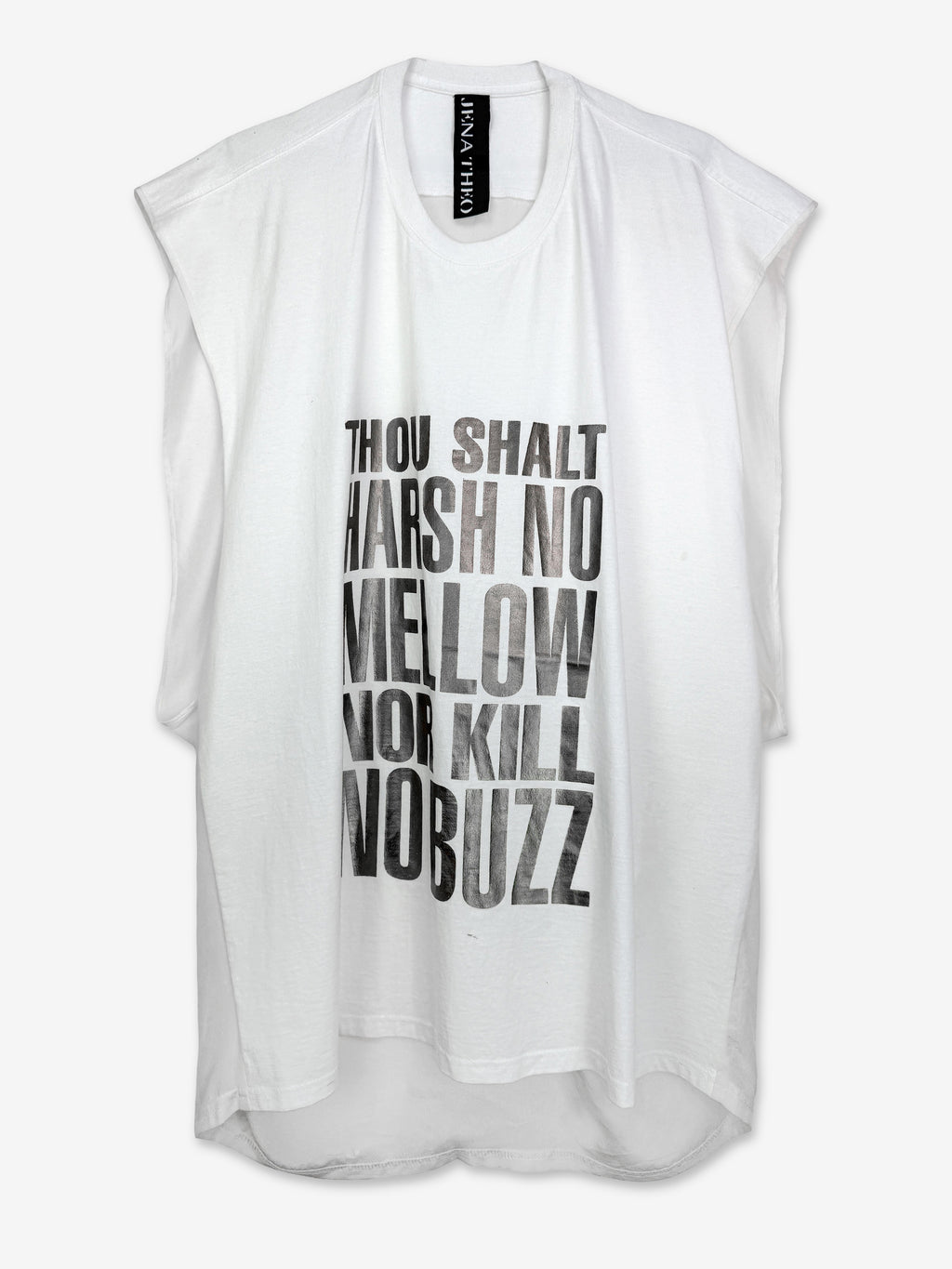 Harsh no mellow silk back oversized T-shirt
