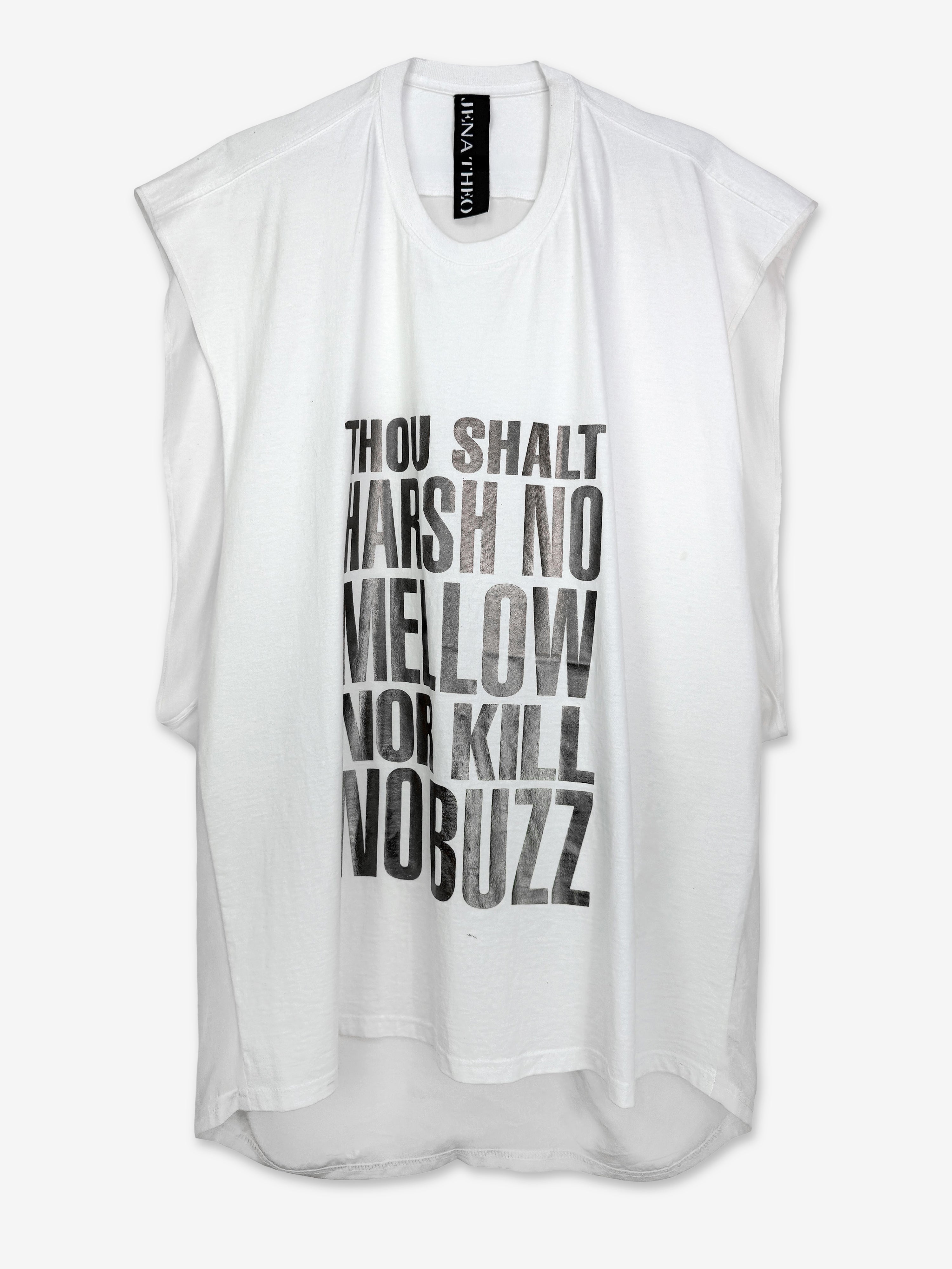 Harsh no mellow silk back oversized T-shirt