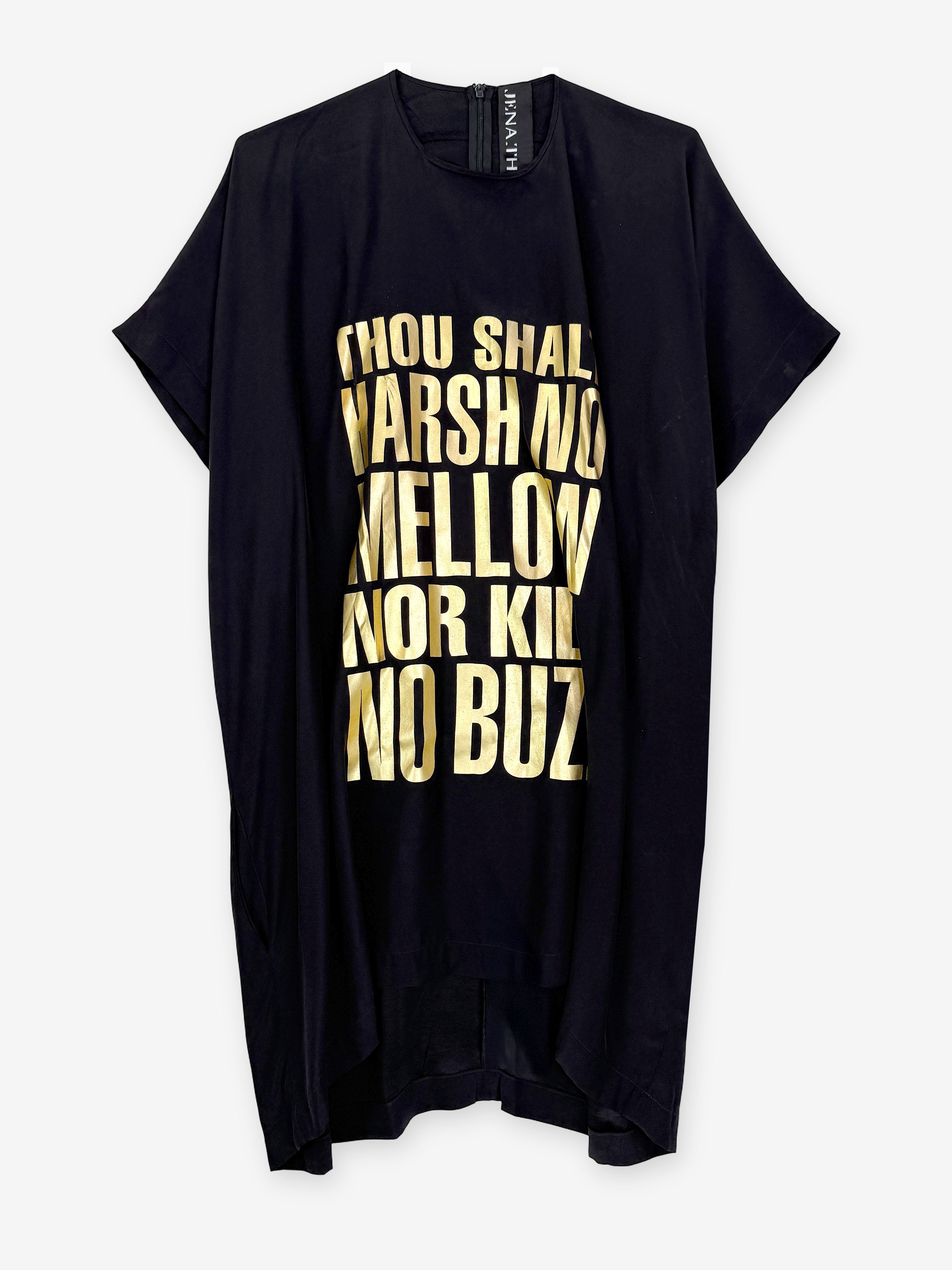 Harsh no mellow silk midi dress