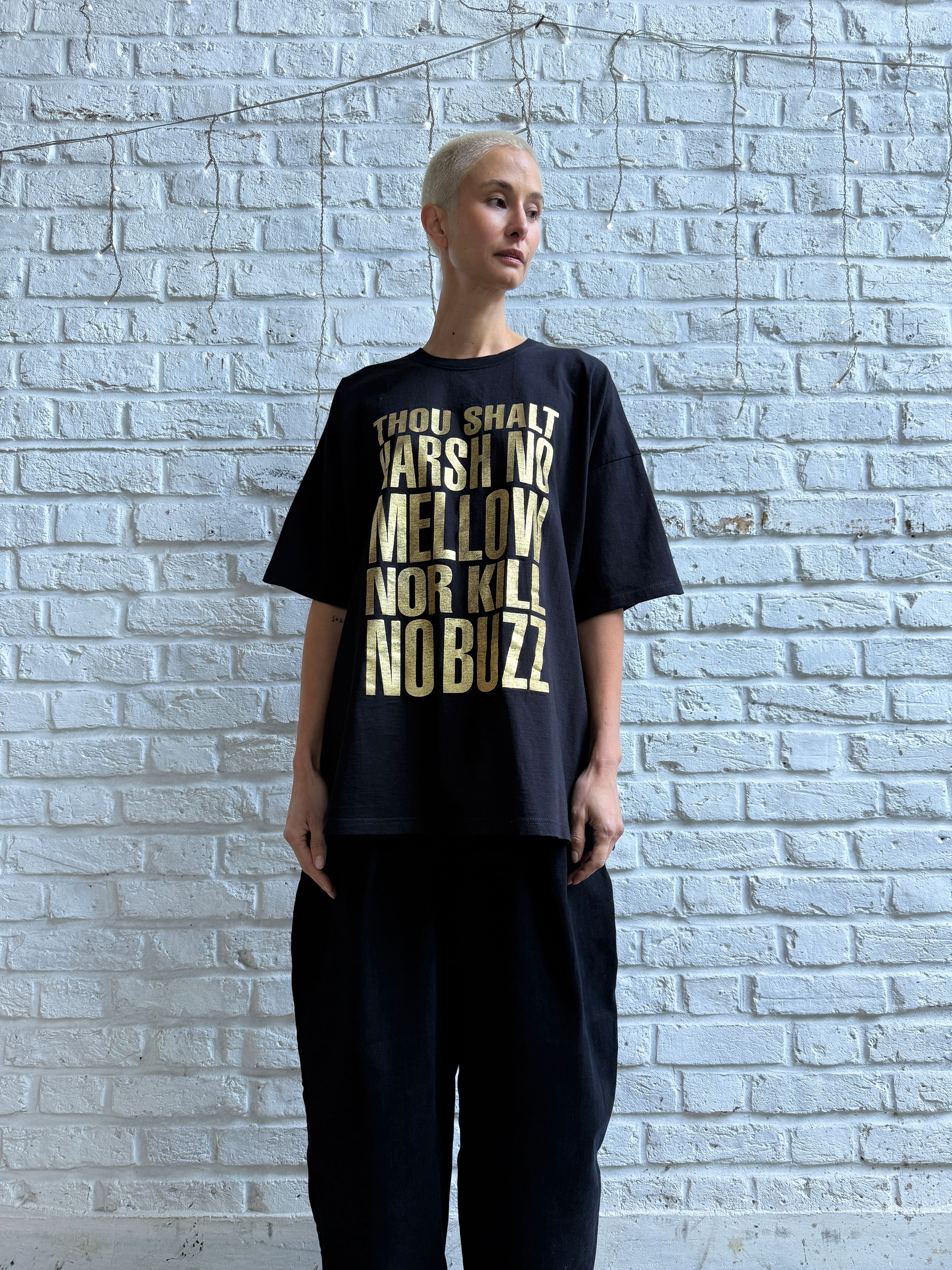 Harsh no mellow oversized T-shirt