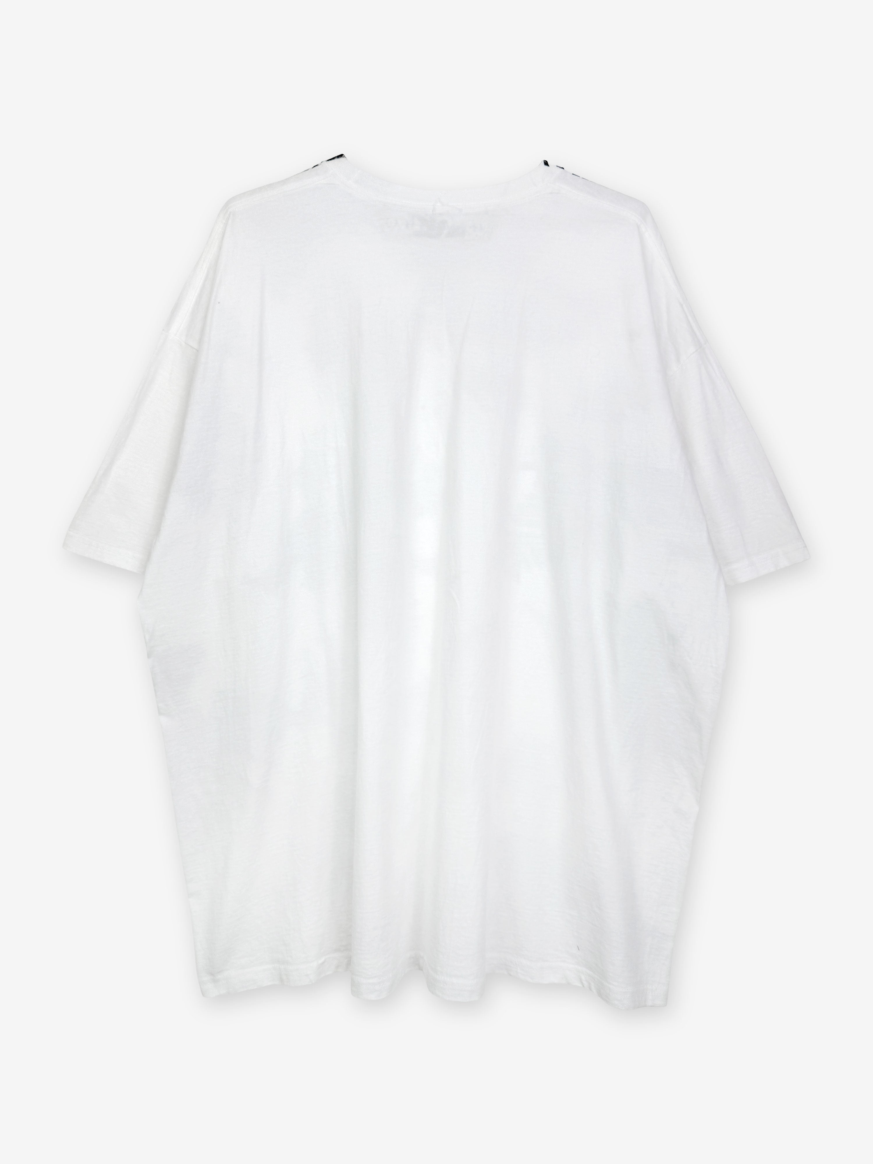 Hawaiian print sleeveless T-shirt ()