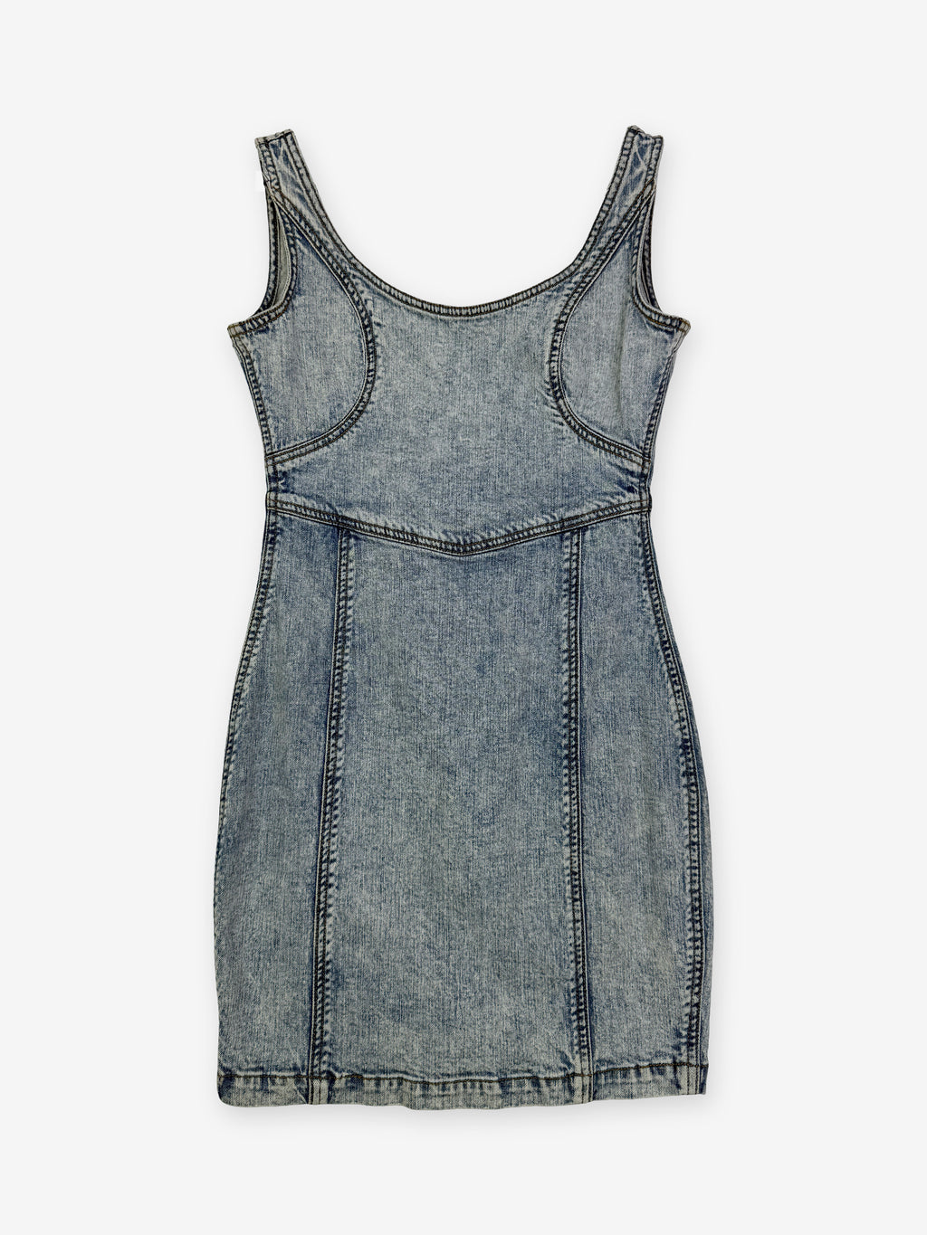 Eighties denim mini dress