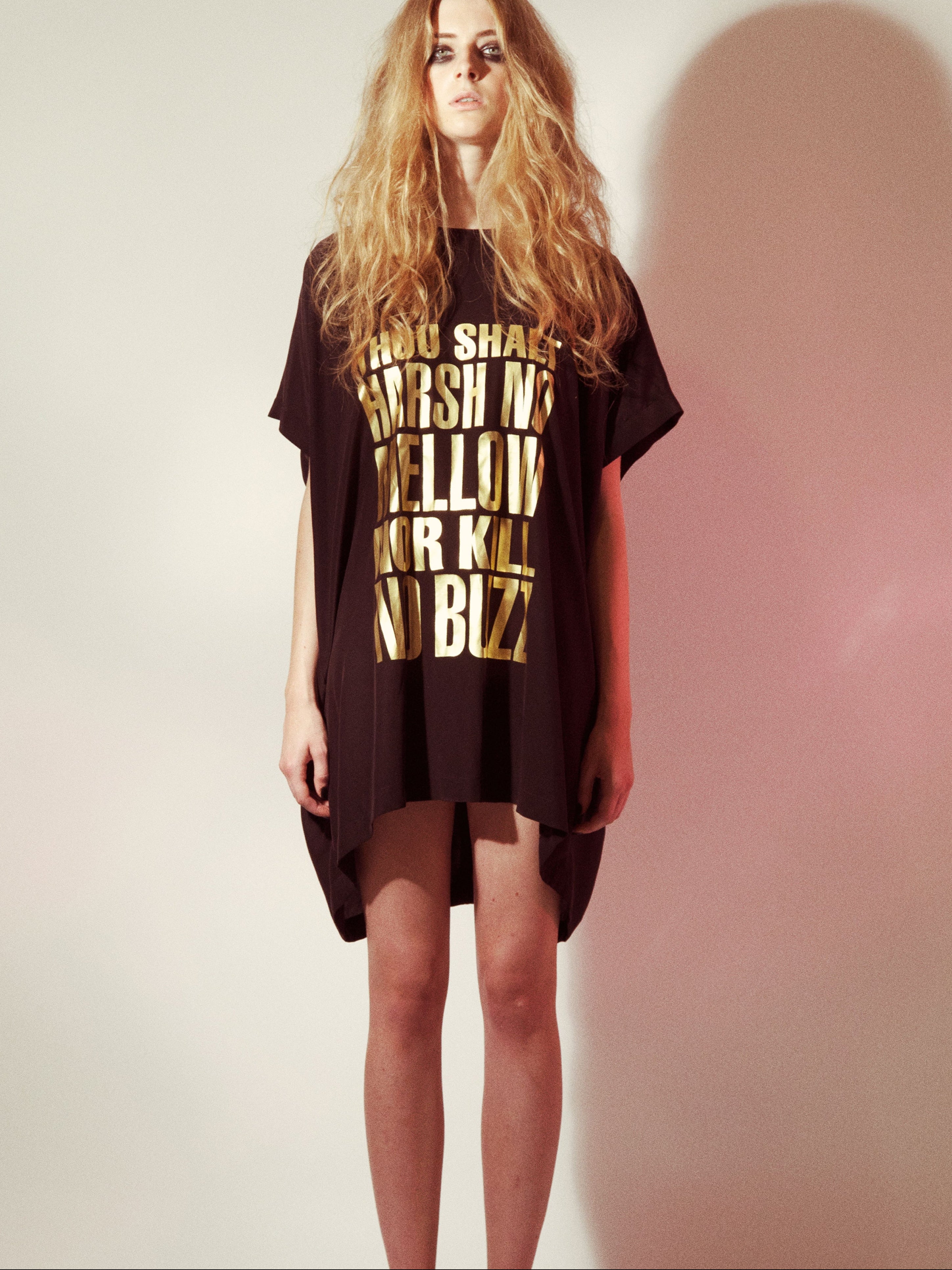 Harsh no mellow silk midi dress