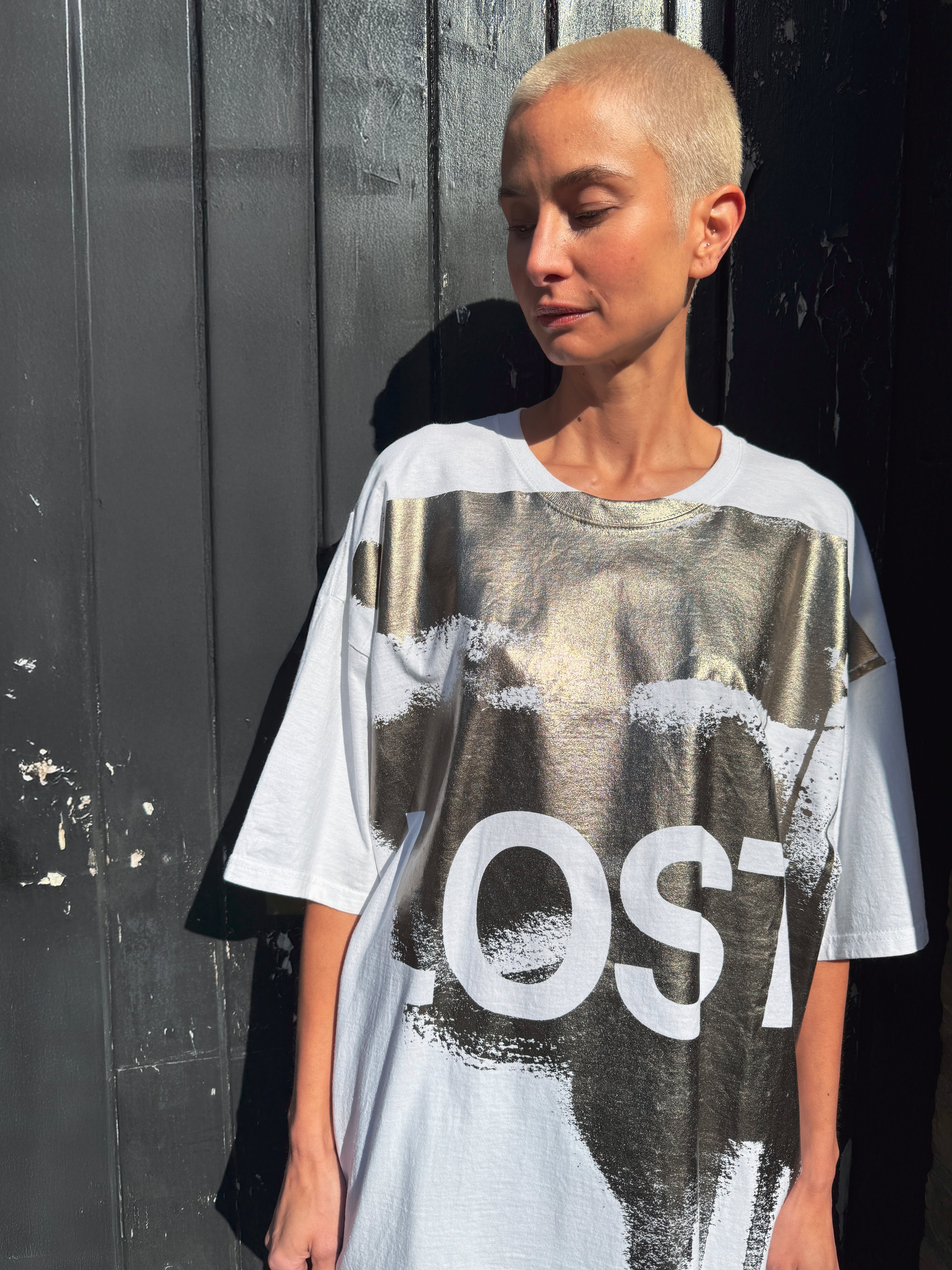 Lost print oversized T-shirt