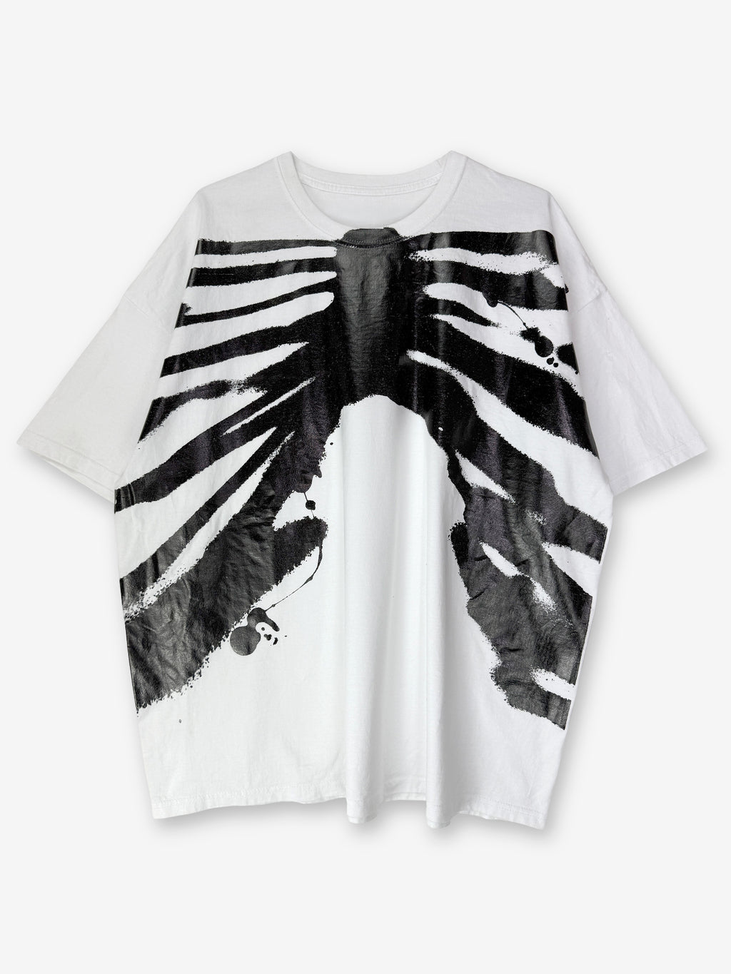 Bones print oversized T-shirt
