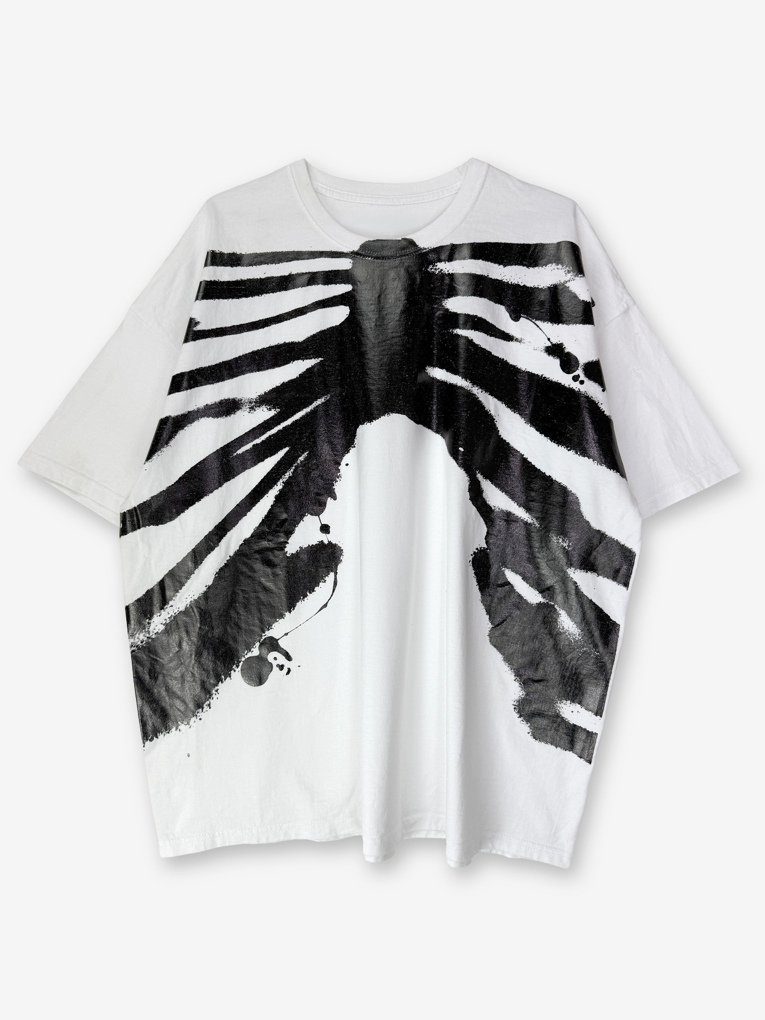 Bones print oversized T-shirt