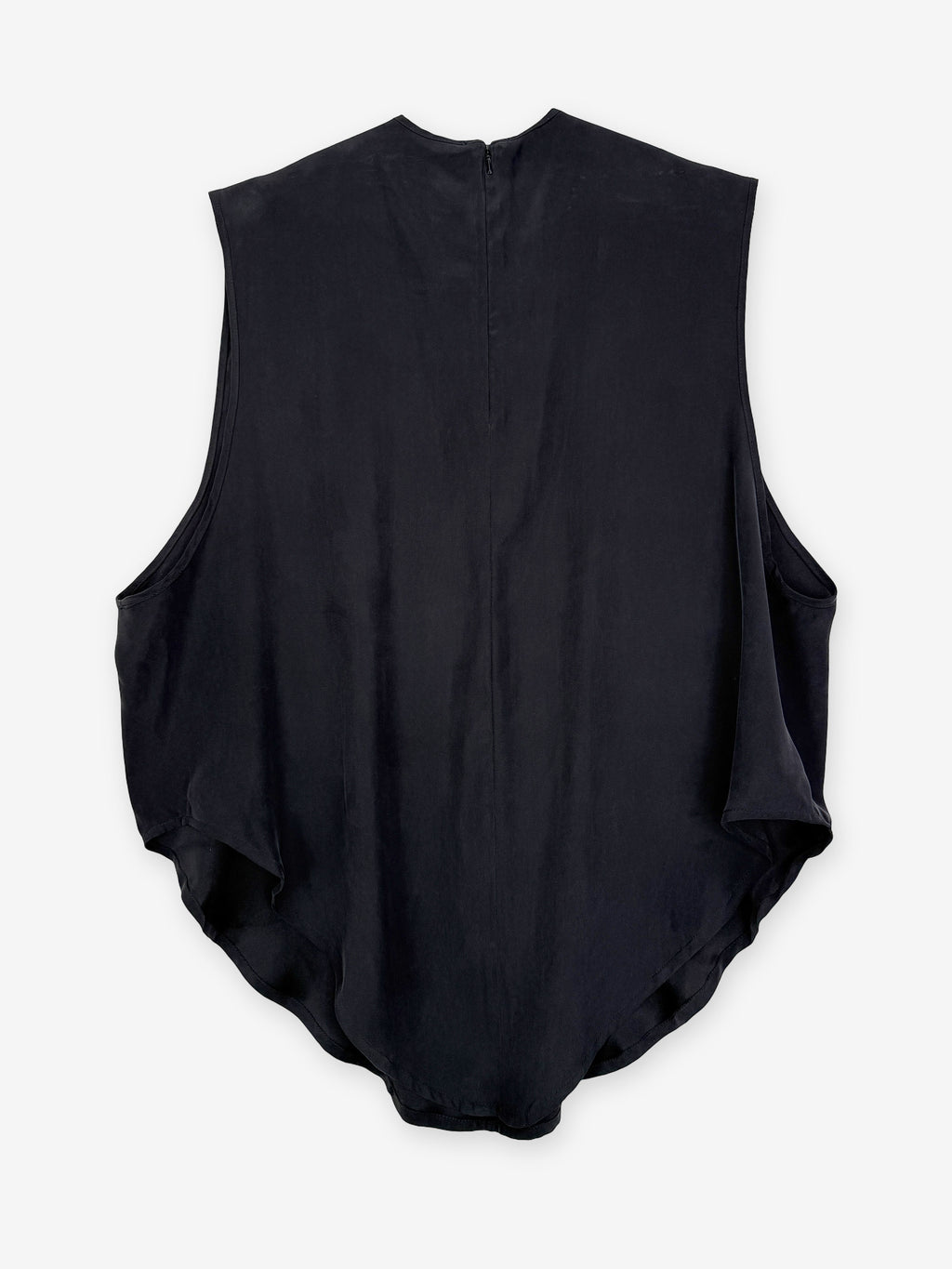 Silk sandwash vest