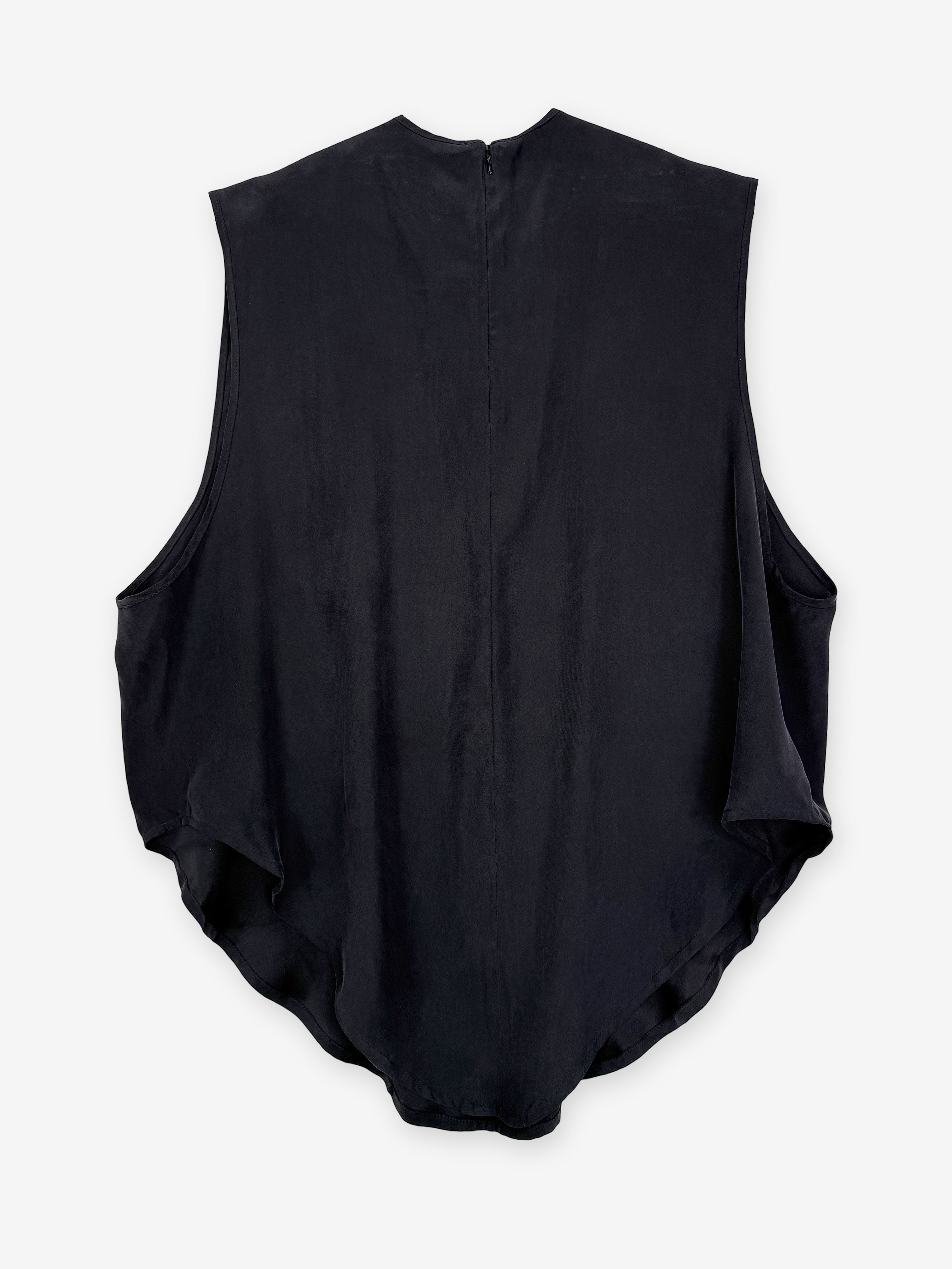 Silk sandwash vest