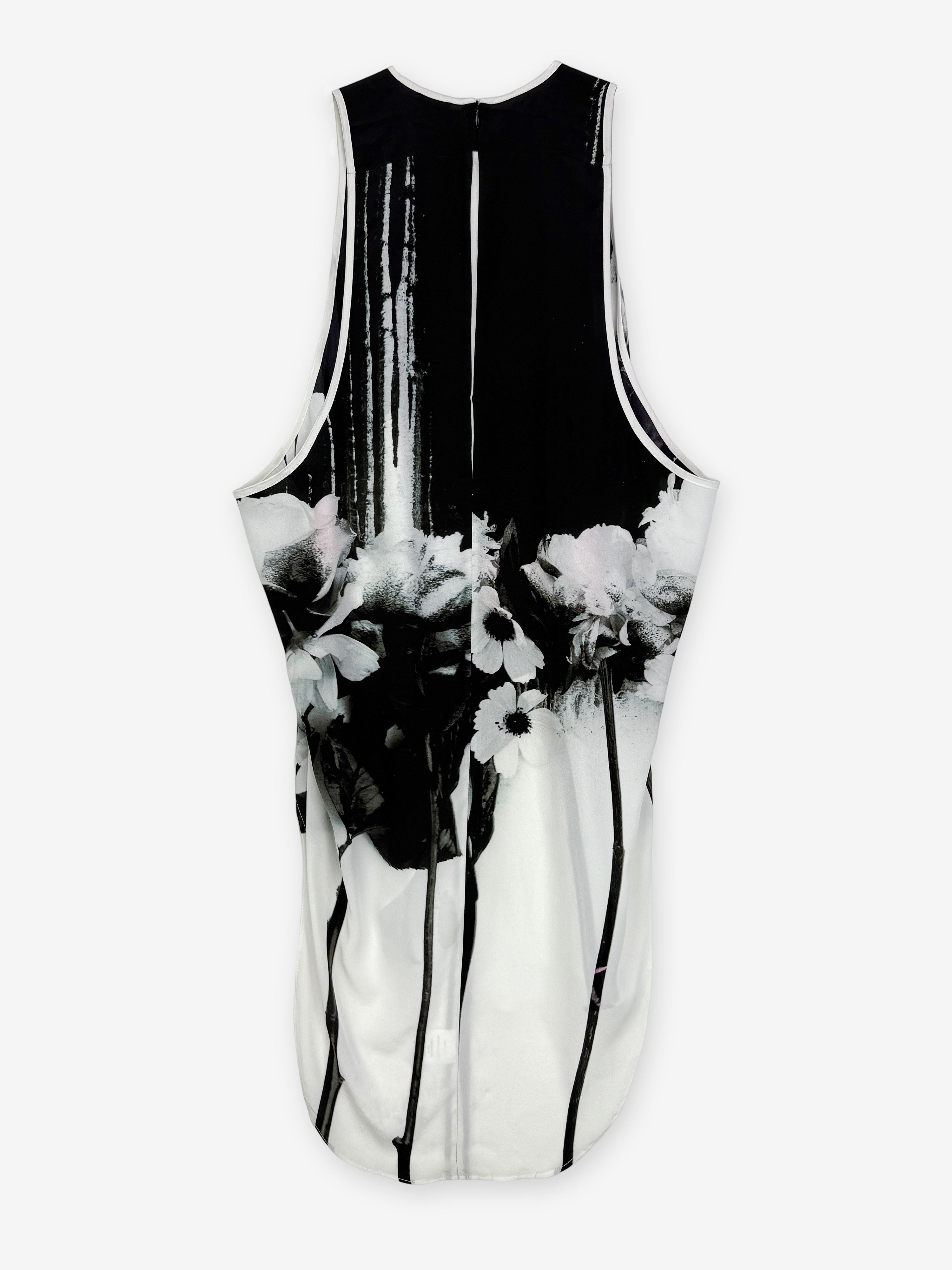 Silk flower vest