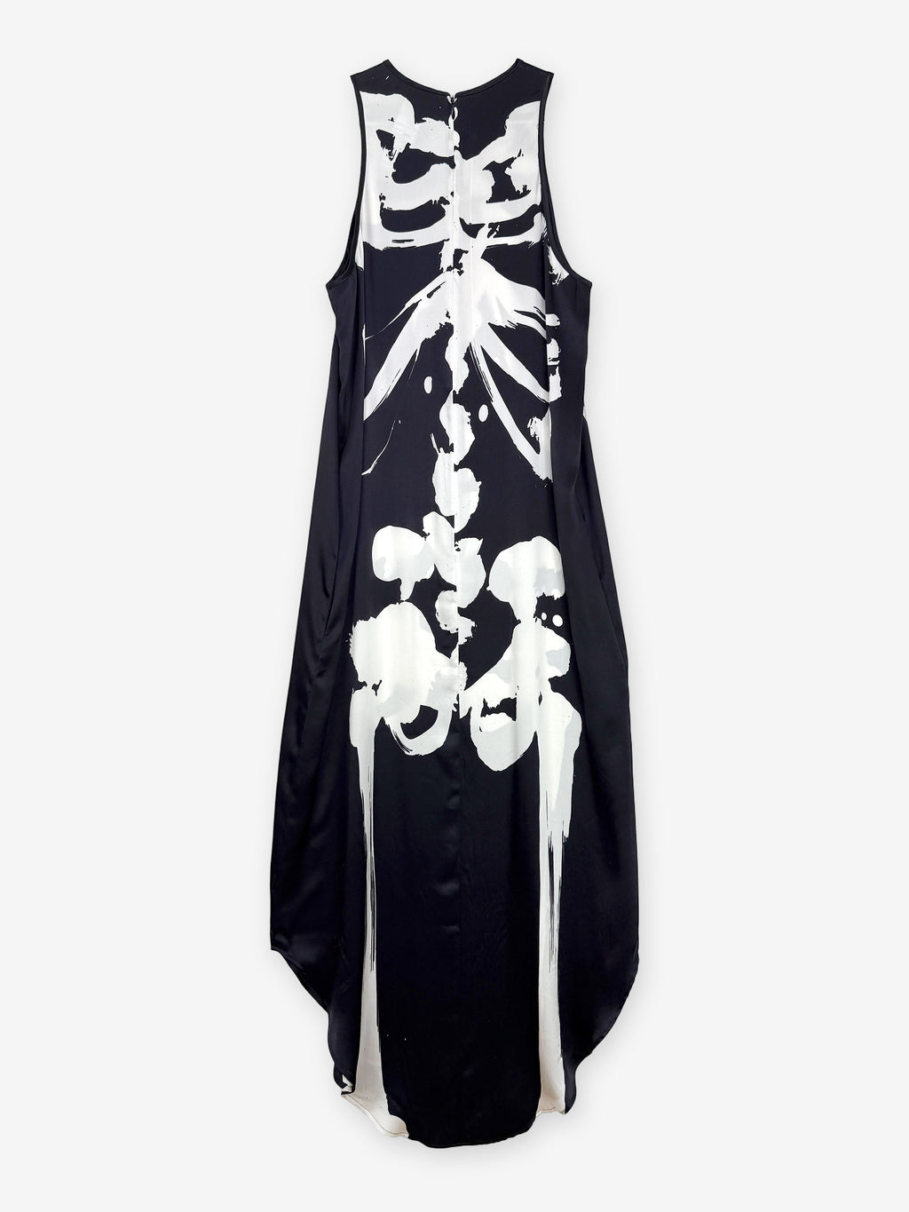 Silk skeleton maxi dress