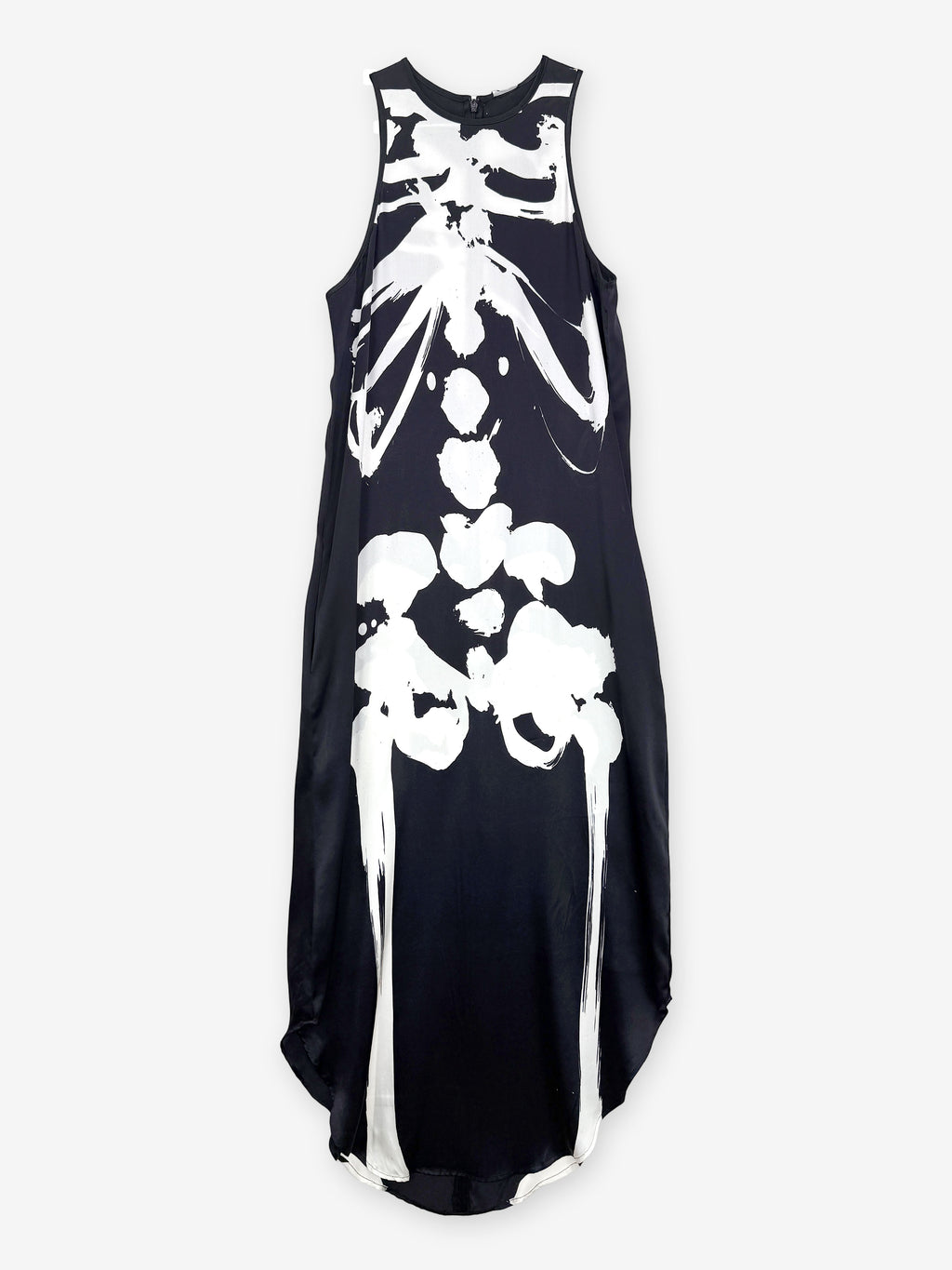 Silk skeleton maxi dress